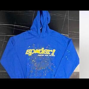 Blue Sp5der hoodie
